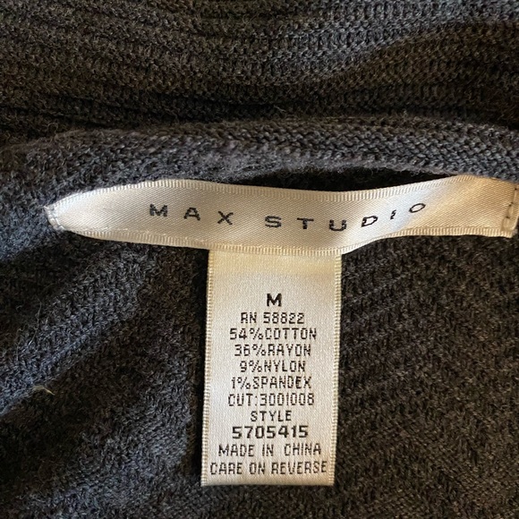 Max Studio Knit Herringbone Pattern Skirt - Picture 4 of 4